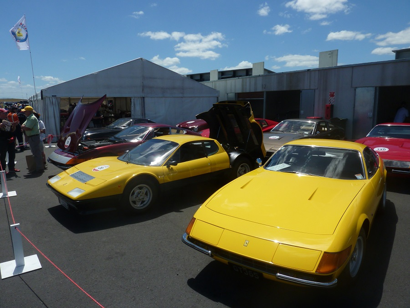 Illustration for article titled Ferraris at the NZ Festival of Motor Racing